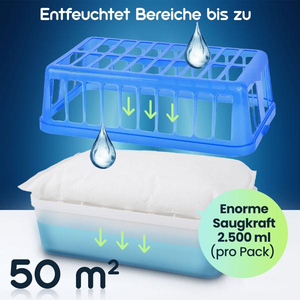 20er-Set Nachfüll-Packs Granulat für Raumentfeuchter CH11119, 24 Kg - Hocheffektiver Feuchtigkeitskiller - Beste Anwendung für trockene Räume!