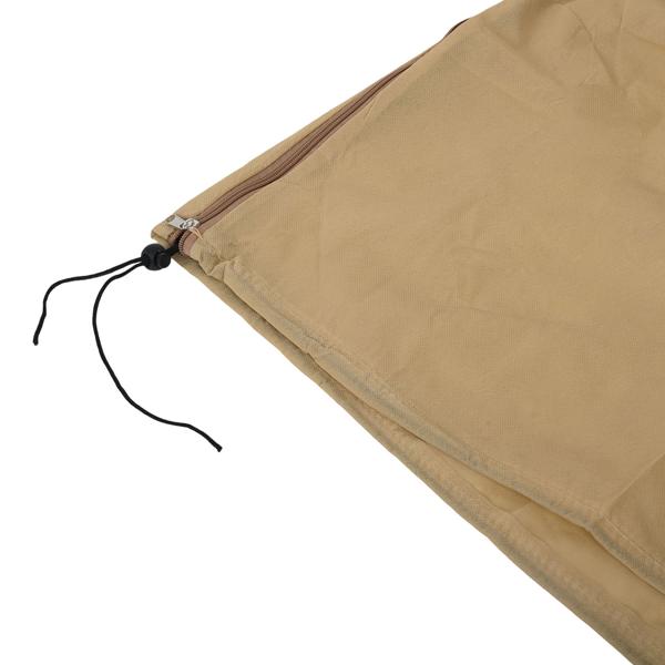 2er-Set Pflanzenabdeckung XXL, Winterschutz, 240 x 200 cm, Kübelpflanzen Schutzhauben als Frostschutz mit Zugband und Reissverschluss, atmungsaktiv 