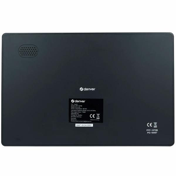 Electronic photo frame black 10.1‘‘: App control, WiFi - Present photos & videos digitally and easily!