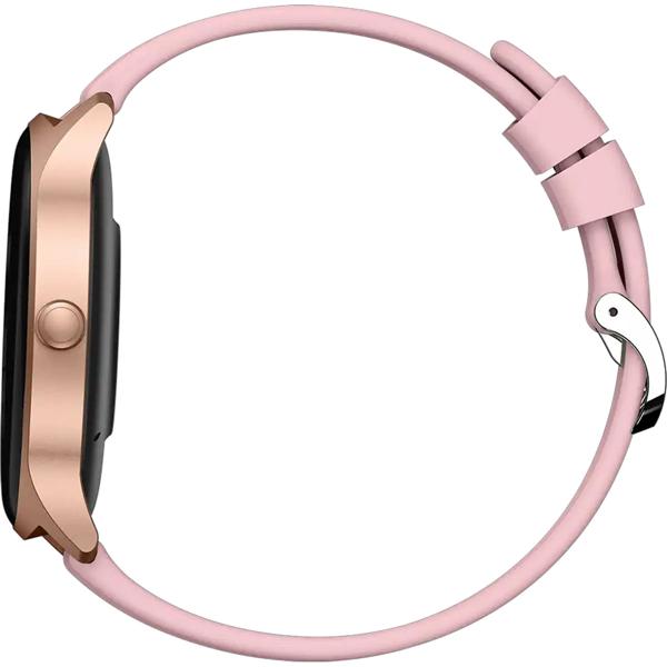 Montre de fitness rose avec suivi sportif : fonction d‘appel, fréquence cardiaque - Un tracker intelligent pour votre entraînement & communication au poignet