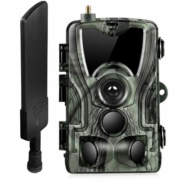 4G wildlife camera 2K with PIR sensor: night vision, app control - Ene intelligent surveillance camera for garden & forest live