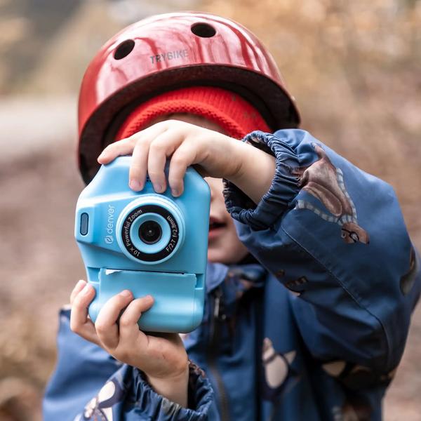 Macchina fotografica istantanea per bambini con carta da stampa, blu: 1,3 MP - Il divertimento per i piccoli fotografi e i ricordi creativi da stampare