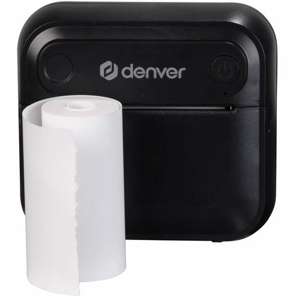 Mobile Bluetooth thermal printer, black: Mini printer - print cell phone pictures, labels and much more instantly & wirelessly for unforgettable moments
