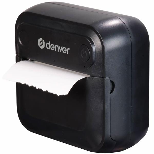 Mobile Bluetooth thermal printer, black: Mini printer - print cell phone pictures, labels and much more instantly & wirelessly for unforgettable moments