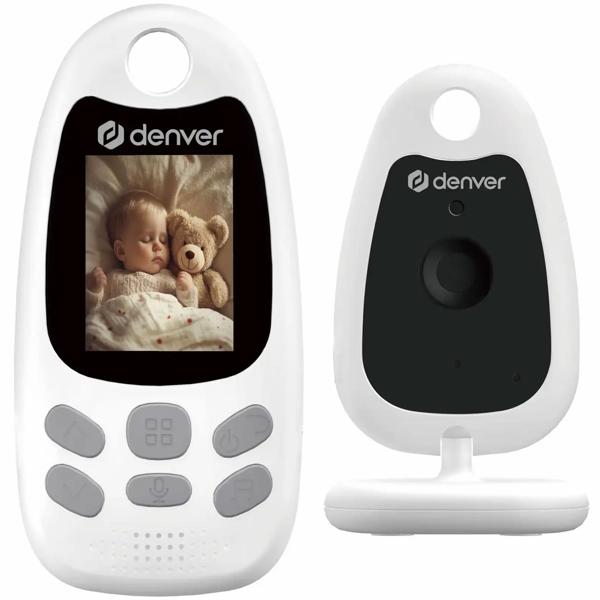 Video baby monitor with night vision: 2-inch monitor, secure monitoring - A clear view for peaceful sleep & complete safety