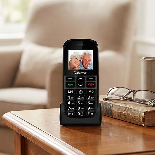 4G senior mobile phone with SOS emergency button: Simple phone, large screen – More safety & connectivity for seniors