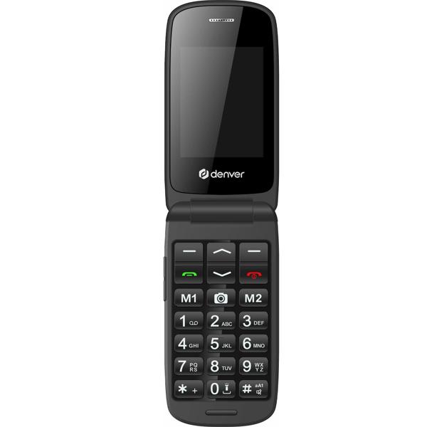 4G senior flip phone: 2.4‘‘ color screen, Bluetooth, SOS button - A safe emergency phone for easy operation & accessibility