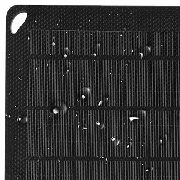Mobile, foldable solar panel, 20W, USB-C: Efficient energy with 3 monocrystalline solar cells - ideal for outdoor, hiking & camping