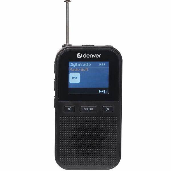 Kompaktes DAB+/FM Radio mit 1,8-Zoll-Farbdisplay, schwarz: Tragbares Radio - Brillanter Empfang überall