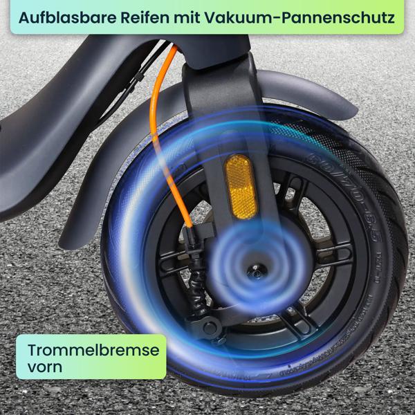 Robuster Elektroroller 350W, 20 km/h: E-Scooter, klappbar & schnell – Ein idealer Begleiter für Pendeln & Freizeit in der Stadt