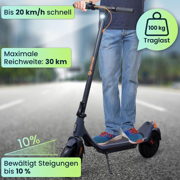 Robuster Elektroroller 350W, 20 km/h: E-Scooter, klappbar & schnell – Ein idealer Begleiter für Pendeln & Freizeit in der Stadt