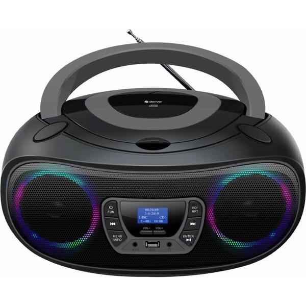 Boombox with DAB+/FM radio, Bluetooth function, USB, CD player & AUX input - your perfect companion for music enjoyment