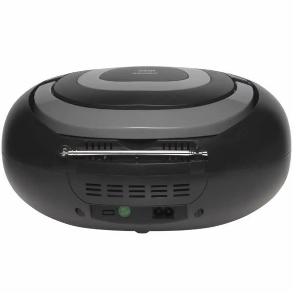 Boombox Lecteur CD Portable - Bluetooth, MP3 USB, AUX, Casque - Son Puissant 2x2W RMS, Lumières LED - Idéal Fêtes/Maison/Voyage