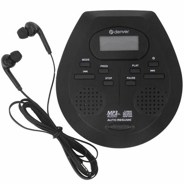 Tragbarer CD-Player mit Anti-Schock-Schutz & Resume-Funktion für höchsten Soundgenuss, ideal für unterwegs