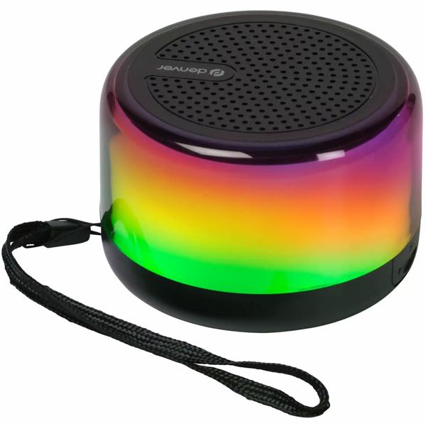 Mini Bluetooth speaker with dynamic RGB lights, powerful 30 W sound and TWS stereo function. Party feeling guaranteed!
