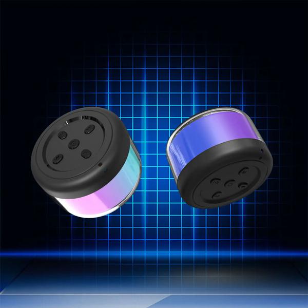 Mini Bluetooth speaker with dynamic RGB lights, powerful 30 W sound and TWS stereo function. Party feeling guaranteed!