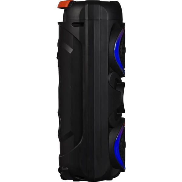 Party speaker incl. microphone, with Bluetooth & TWS, LED light effects and 2x 8-inch woofers for the ultimate party mood