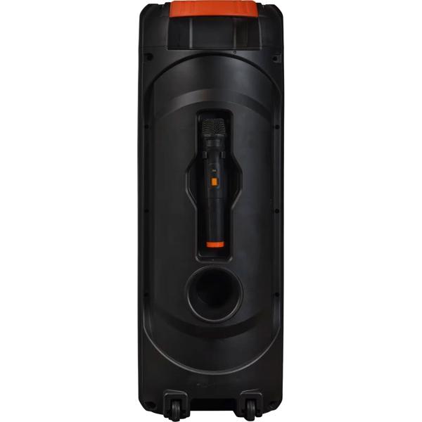 Party speaker incl. microphone, with Bluetooth & TWS, LED light effects and 2x 8-inch woofers for the ultimate party mood