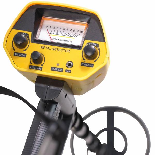 Metal detector professionale: profondità di ricerca di 18 cm, bobina di ricerca impermeabile da 7,5‘‘ - il vostro cacciatore di tesori per la ricerca di monete e reliquie sulla spiaggia e sulla terraferma