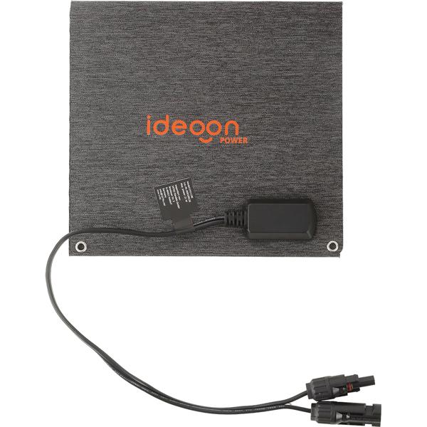 Pannello solare pieghevole 21W monocristallino – Caricabatterie solare portatile IP65 con connettore compatibile MC4, adattatore DC, occhielli e moschettoni per campeggio