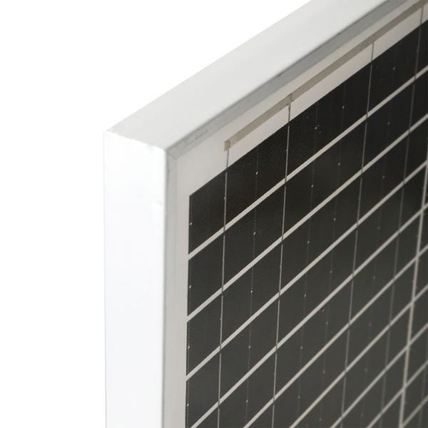 Pannello solare premium da 20 watt con connessione compatibile MC4 e cavo da 1,2 m (DC a MC4) – modulo solare 40 x 35 x 2 cm con telaio robusto, tensione 21,8 V