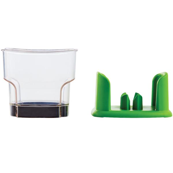 Multi-shredder / chopper: Efficient vegetable cutter for cocktail tomatoes, strawberries & grapes - salads & snacks prepared quickly