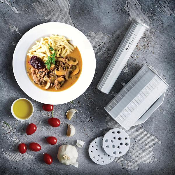 Professional manual pasta machine white: 7 types of pasta - A robust pasta maker - Fresh pasta made easy