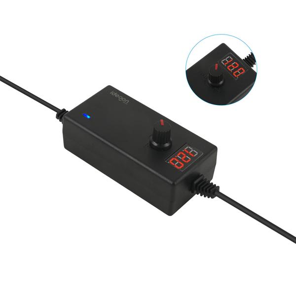 Alimentatore universale 36 W, 5–24 V – Alimentatore switching AC/DC con 7 adattatori per router, strisce LED, monitor, telecamere e altro – Alimentatore di ricambio flessibile, 3 A