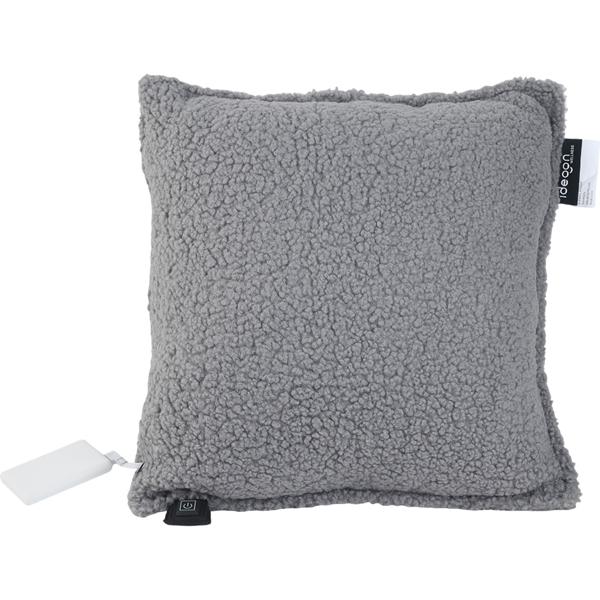 Luxus Heizkissen 45x45 kabellos – Samt-Wärmekissen mit 5000mAh Akku, 3 Stufen, USB & weiche Füllung - Sanfte Wohlfühlwärme für Ihr Zuhause
