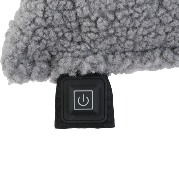 Luxus Heizkissen 45x45 kabellos – Samt-Wärmekissen mit 5000mAh Akku, 3 Stufen, USB & weiche Füllung - Sanfte Wohlfühlwärme für Ihr Zuhause