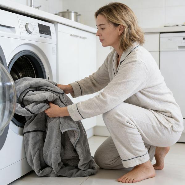 Heizdecke 135x180 cm aus Polarfleece mit Druckknöpfen, elektrische Wärmedecke mit 3 Stufen, auch als Heizkissen nutzbar, kuschelweiche Kuscheldecke