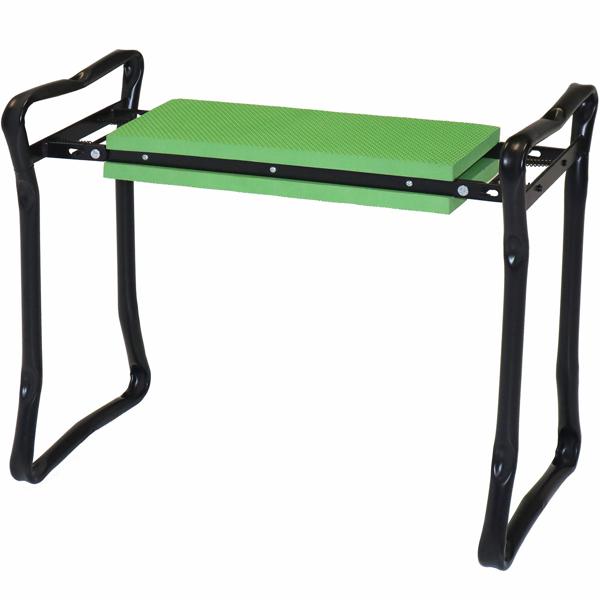 Robust garden kneeling bench & stool: 2-in-1 kneeling aid for gardening that is easy on the knees & back