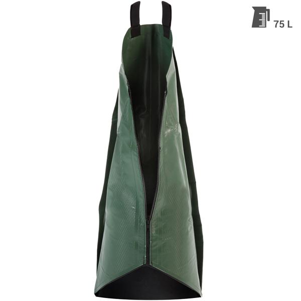 Sac d‘arrosage Arbres 75L - Arrosage Efficace Racines Profondes - Bâche PVC Anti-UV Résistante - Diamètre Tronc 18cm - Vert Foncé