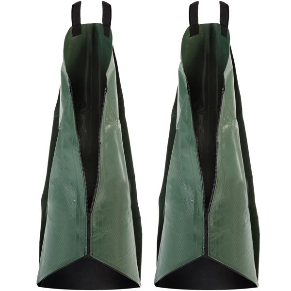 set di 2 sacchetti per l‘irrigazione degli alberi 75L: efficiente sacchetto d‘acqua per radici profonde - alberi sani senza sforzo anche nei periodi di siccità