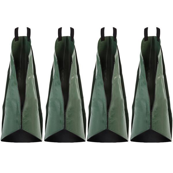 set di 4 sacchetti per l‘irrigazione degli alberi 75L: efficiente sacchetto d‘acqua per radici profonde - alberi sani senza sforzo anche nei periodi di siccità