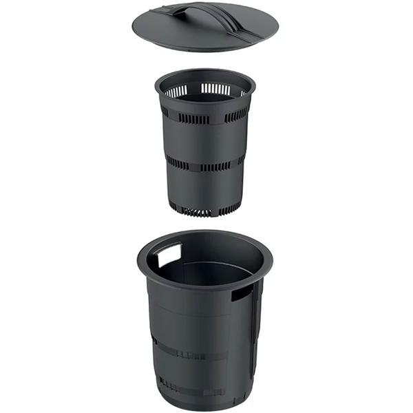 Underground mini composter - Worm composter for kitchen waste - Clean & practical