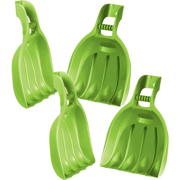 set of 2 XXL leaf collectors: A back-friendly garden helper for leaves, grass & clippings - Efficient & effortless
