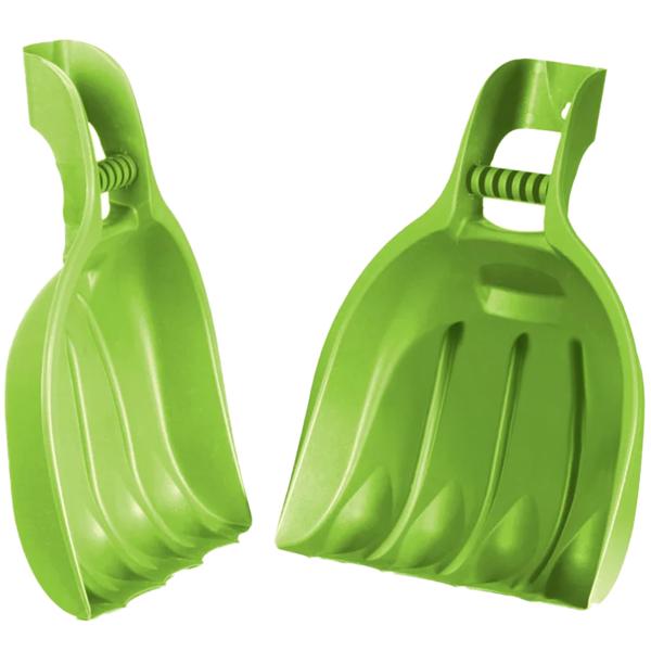 set of 2 XXL leaf collectors: A back-friendly garden helper for leaves, grass & clippings - Efficient & effortless