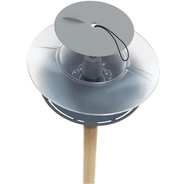 Modernes Vogelhäuschen zum Aufhängen - langlebig & pflegeleicht, stilvolle, steingraue Futterstelle für eine lebendige Tierwelt im Garten