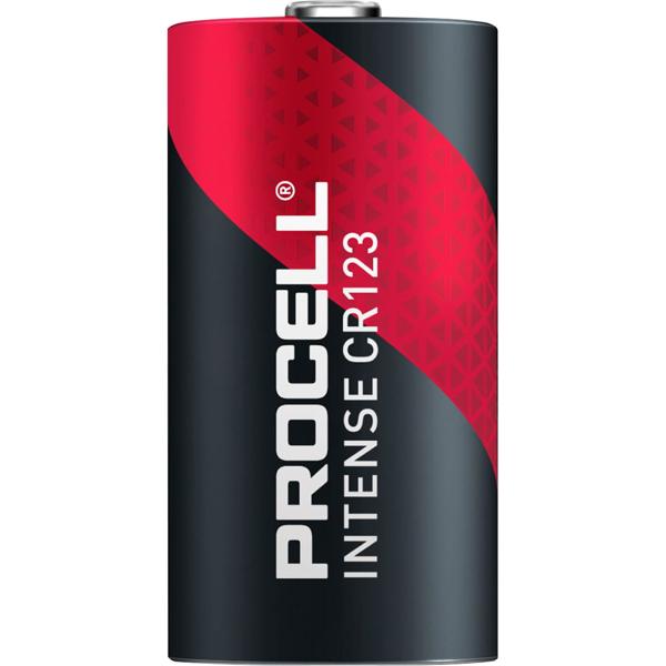 pack of 10 CR123 lithium batteries, 3V: Intense Power cells for cameras, LED lamps & smart home - a reliable power supply