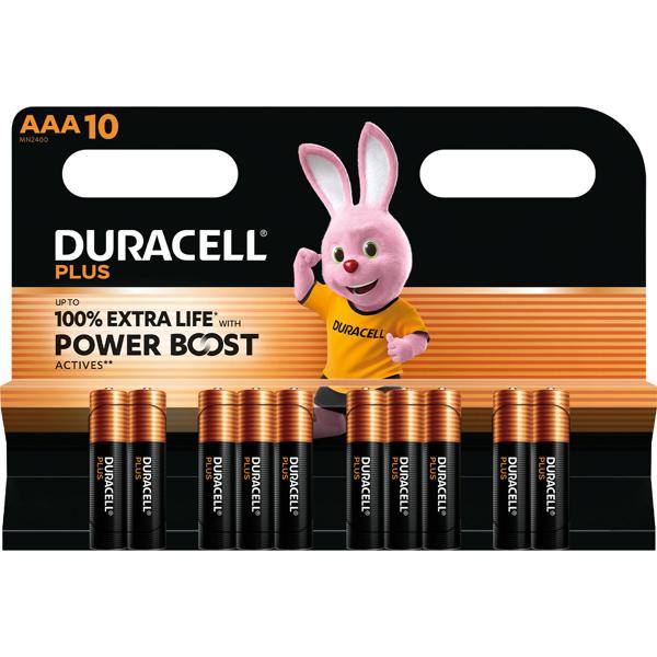 Power Boost Piles Alcalines AAA/Micro - Lot de 10 Haute Performance Longue Durée - 1.5V Stable pour Télécommandes Jouets Souris Détecteurs de Fumée