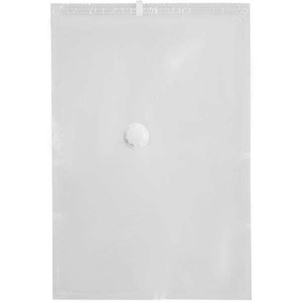 Premium vacuum bag set, 15 pieces in 5 sizes for clothing & bed linen – reusable space savers for travel & wardrobe – transparent