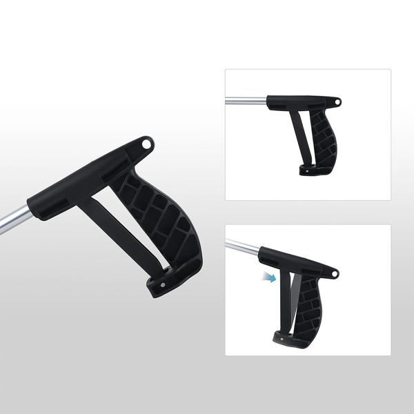 Praktischer Greifarm 76 cm – Ergonomische Greifzange mit Magnetspitze und 360° drehbarem Kopf – Für Senioren, fürs Bücken, Aufheben, den Garten & mehr