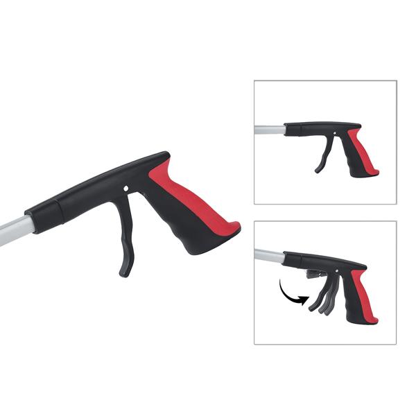 Pinza prensile pieghevole da 92 cm in alluminio leggero con forte punta magnetica e impugnatura antiscivolo – Per anziani, per piegarsi, raccogliere, in giardino e altro ancora