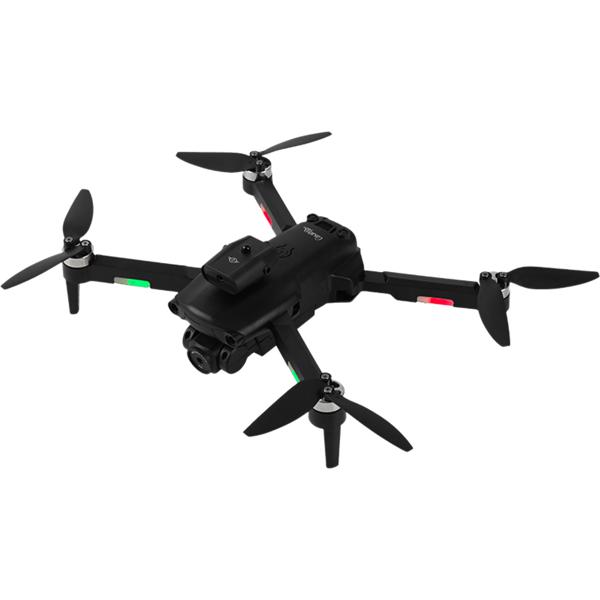Quadricoptère RC WiFi pliable avec caméra HD, détection d’obstacles et batterie supplémentaire - drone C0 brushless pour débutants, portée 80 m, application
