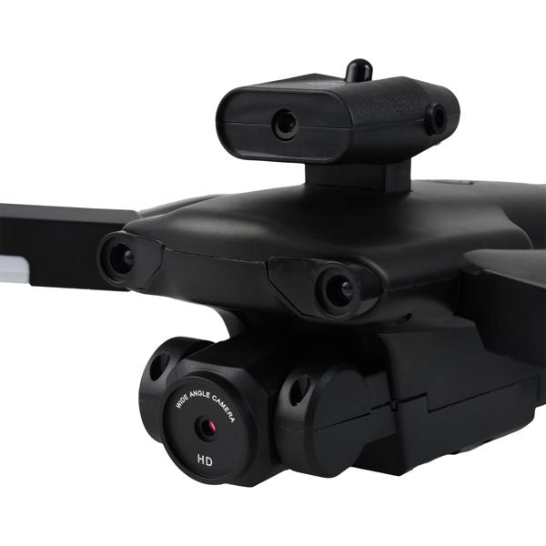 Quadricoptère RC WiFi pliable avec caméra HD, détection d’obstacles et batterie supplémentaire - drone C0 brushless pour débutants, portée 80 m, application