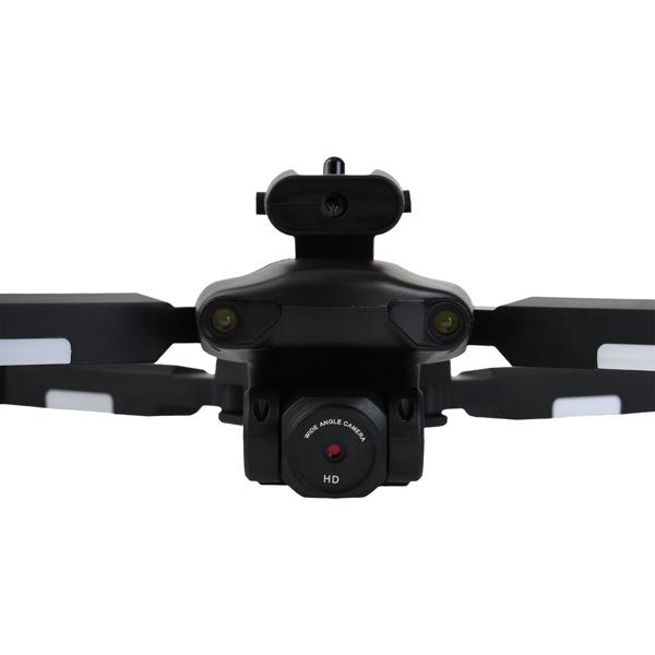 Quadricoptère RC WiFi pliable avec caméra HD, détection d’obstacles et batterie supplémentaire - drone C0 brushless pour débutants, portée 80 m, application