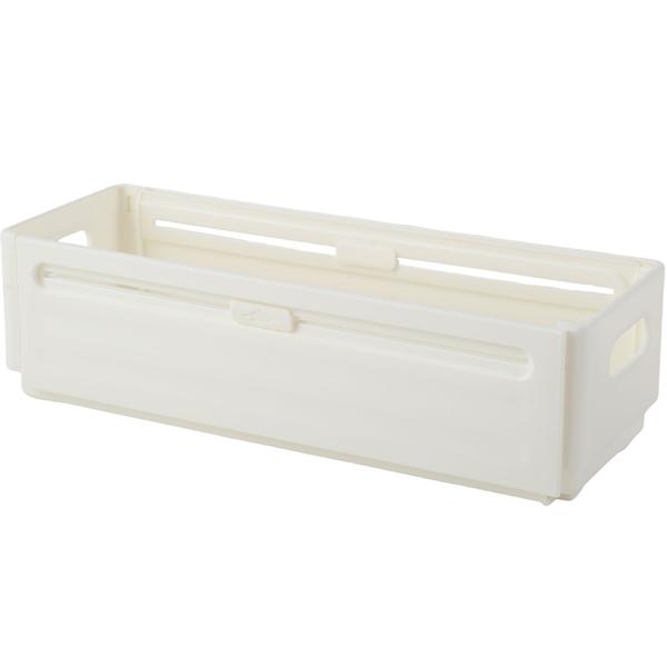 12-piece extendable kitchen cabinet organizer set (28–48 cm) – adjustable shelf insert for order in cabinet & fridge – foldable, white