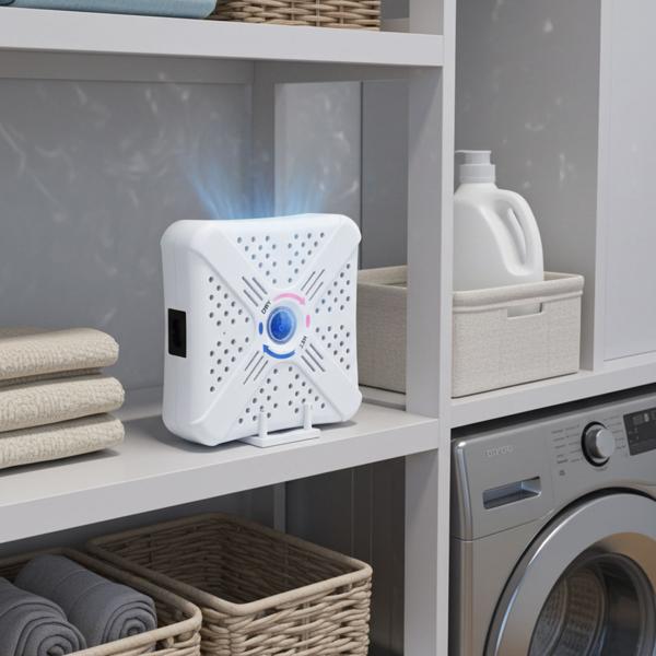 2er-Set Super Kompakter Mini Luftentfeuchter, 250ml: Leistungsstark, Kabellos, Wiederverwendbare Silica Gel Kügelchen - Für Auto, Schrank, Bad, Keller