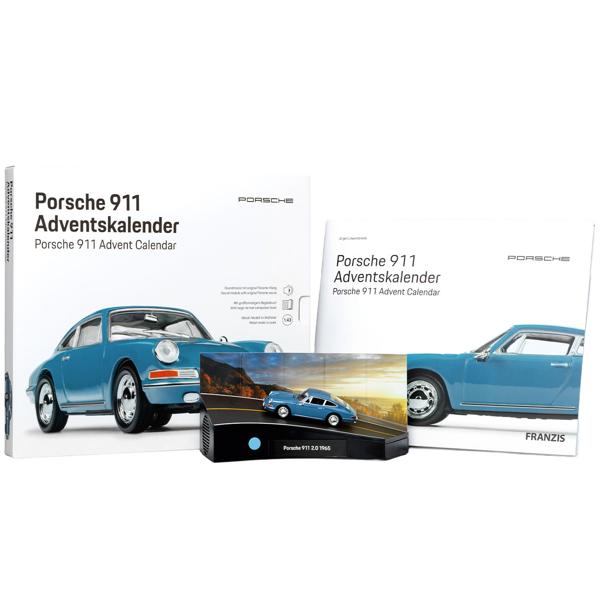 Fantastischer Porsche 911 Carrera Adventskalender – Edler Modellauto Bausatz 1:43 mit Original Motorsound. Perfektes Geschenk für Männer & Sammler